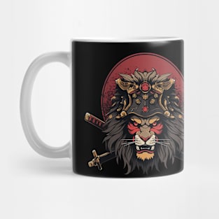 samurai lion Mug